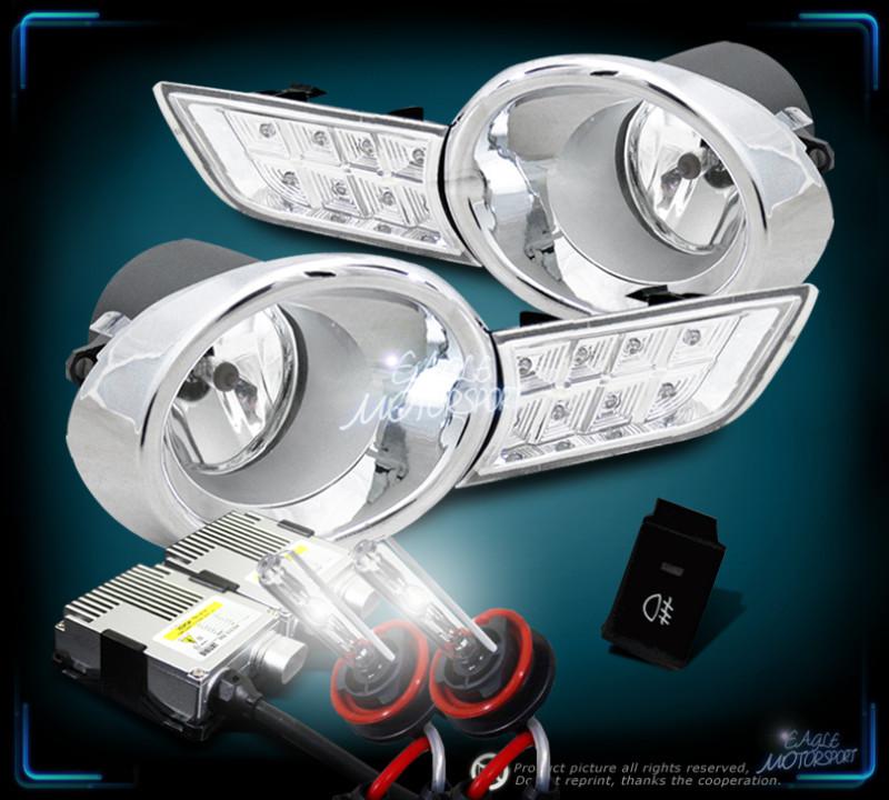 2008-2010 toyota highlander led fog light/6000k xenon hid