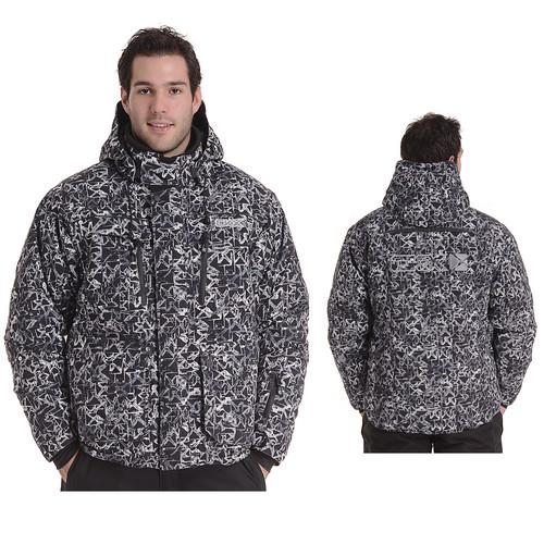 Snowmobile ckx instinct winter jacket men snow coat 3xlarge black print