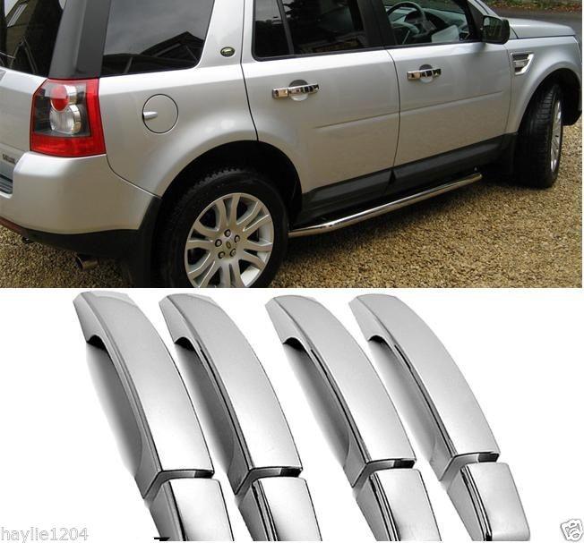 2006-2010 land rover 8pcs chrome door handle cover trim lr2 rangerover sportlr3