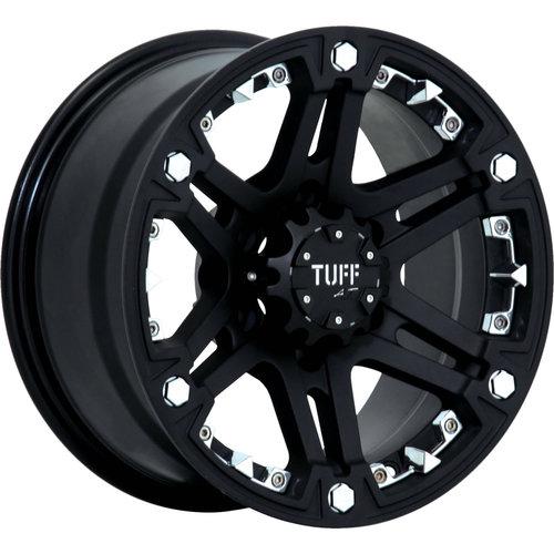 18x9 black tuff t01 wheels 5x5.5 5x135 +10 lincoln blackwood navigator