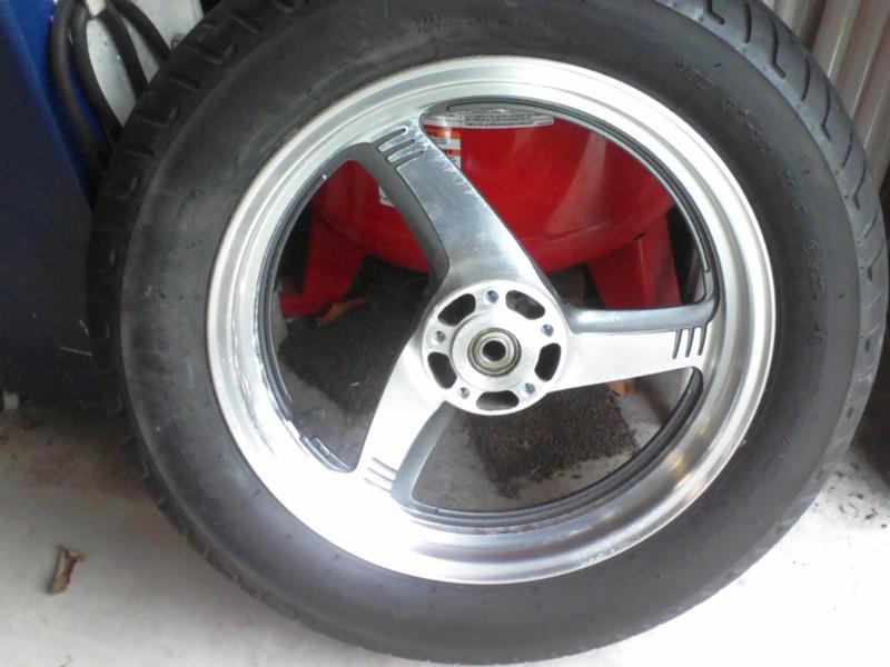 Front wheel for a 1998 vz800 marauder motorcycle