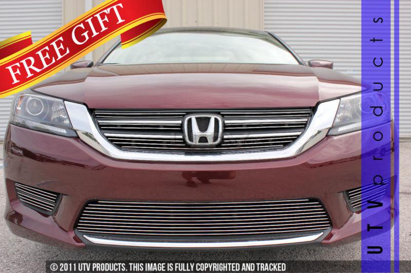 2013 honda accord 4dr 10pc combo chrome billet grille kit custom 13 grille 