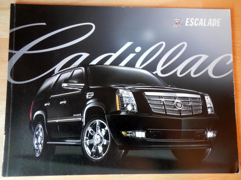 2009 cadillac escalade brochure