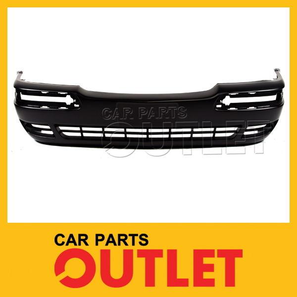 2001-2005 venture van front bumper primed black warner bros edition wo hook hole