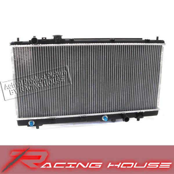 2001-2003 mazda protege 1.6l 2.0l 4cyl dx lx es a/t 1row aluminum cool radiator