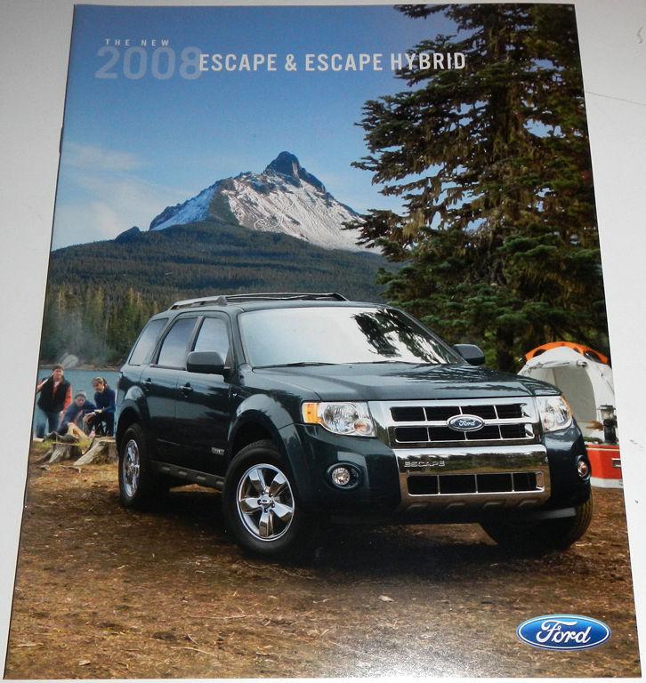 2008 ford escape & escape hybrid brochure