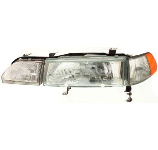 Ac2502101 left new headlight lamp clear lens halogen driver side lh hand acura