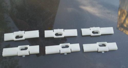 1981-1988 cutlass supreme vinyl top moulding clips, lower rear set of 6