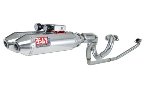 Yoshimura rs-2d stainless/stainless dual full exhaust 08-11 kawasaki teryx 750