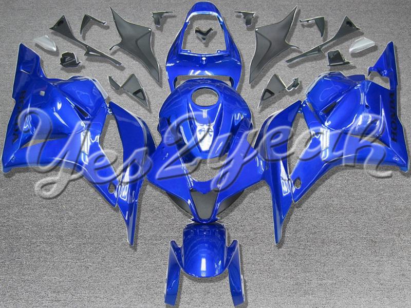 Injection molded fit cbr600rr 2009 2010 2011 2012 blue black fairing zh802