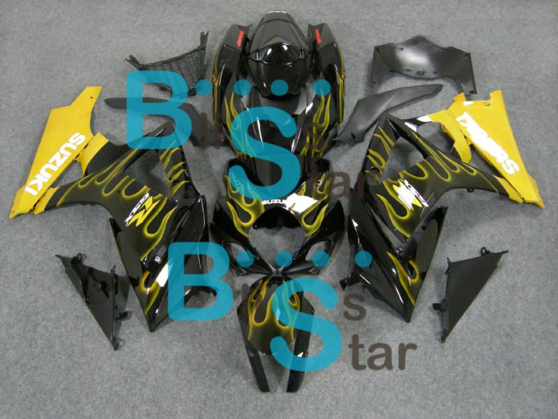 Injection fairing bodywork plastic kit fit gsx-r1000 gsxr1000 2007-2008 14 w8