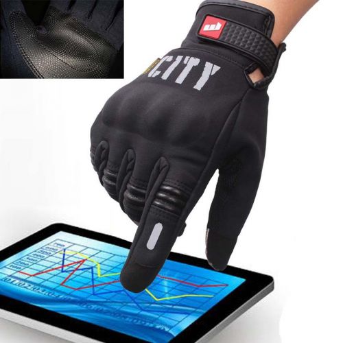 New 1pair touch screen motorcycle motorbike racing warm rotective gloves m-2xl