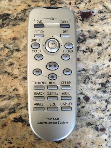 Toyota sienna rear entertainment dvd remote 86170 45020