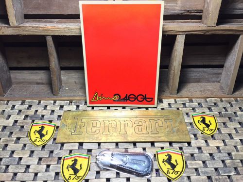 1972 1973 ferrari dino 246 gt owners manual (rare stored 4 decades 246gt +bonus