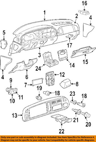 Dodge chrysler oem ram 3500 instrument panel dash-glove box assembly 5fr47lazab