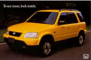 Honda crv sport/utility concept  brochure 1996