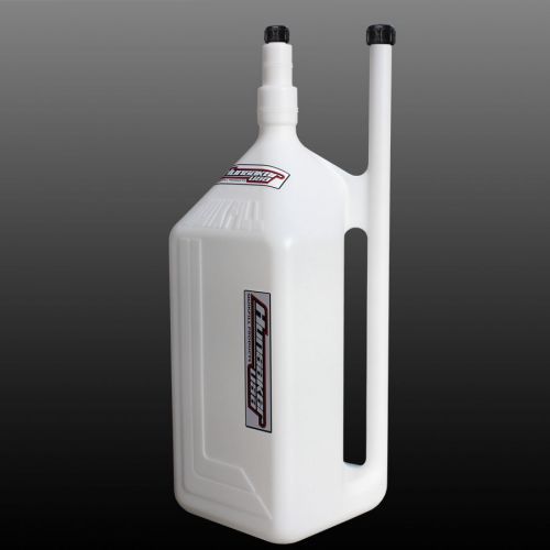 11 gallon racing quikfill dumpcan fuel jug gas can durable white