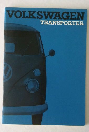 1965 volkswagen transporter instruction (owner&#039;s) manual