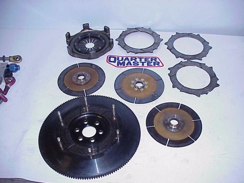 Quartermaster 7-1/4&#034; optimum 3 disc 26 spline clutch &amp; flywheel dodge r5 nascar