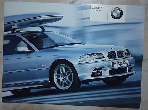 Bmw original parts and accessories catalog brochure 2001-original