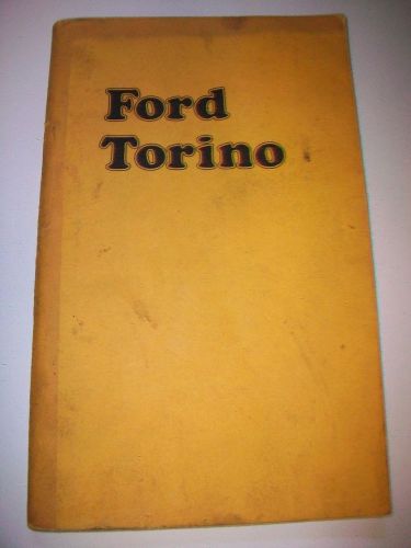 Ford torino first printing 1974 owner manual