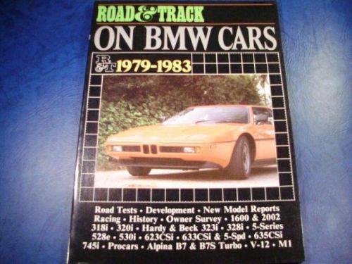 Bmw road &amp; track book 318 320 323 530  623 745 *1979-83