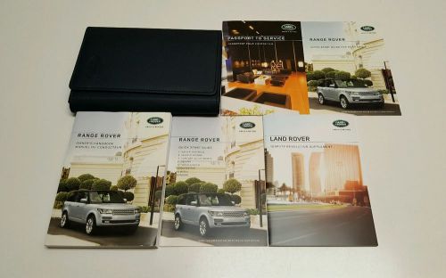 2016 land rover range rover navigation owners manual v8 5.0l v6 3.0l diesel gas