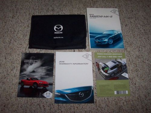 2015 mazda mx-5 mx5 miata sport club grand touring owner user manual guide 2.0l