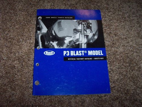 2005 buell p3 p 3 blast motorcycle factory parts catalog manual 99571-05y