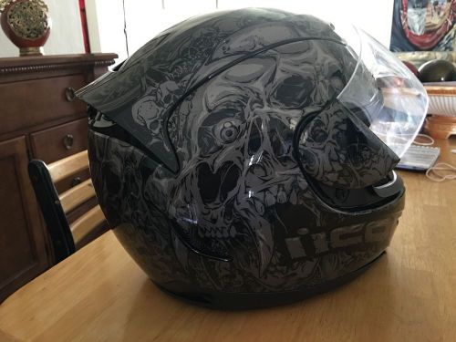 Icon motorcycle helmet