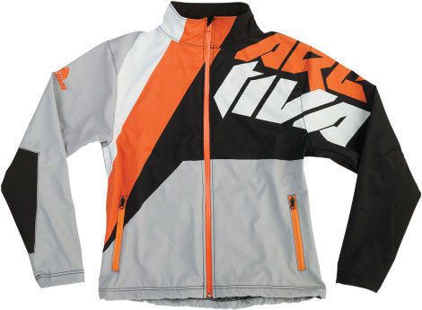 Arctiva soft shell jacket  black/gray/orange