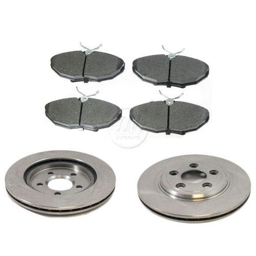 Lincoln ls s-type rear disc brake pad & rotor kit set