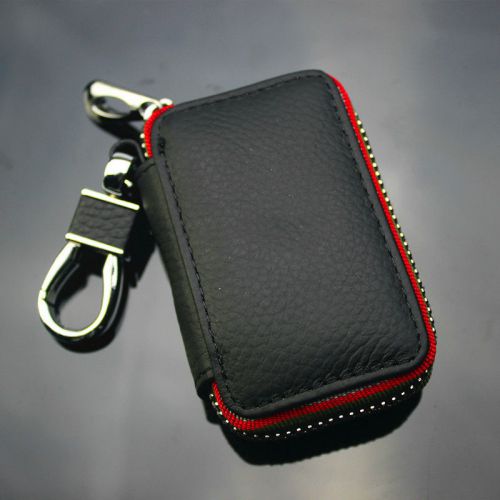 Genuine leather car key cover case for mercedes-benz  audi bmw key bag