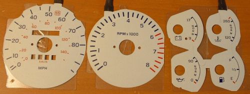 88 89 90 91 92 ford probe 2.2 lx white face glow gauges