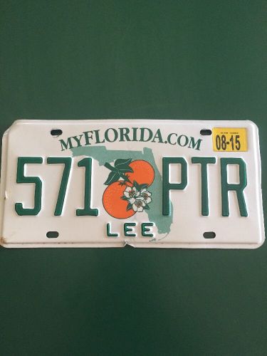 Florida  license plate