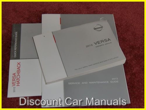 ★★ 2012 nissan versa hatchback owners manual portfolio 12!! ★★