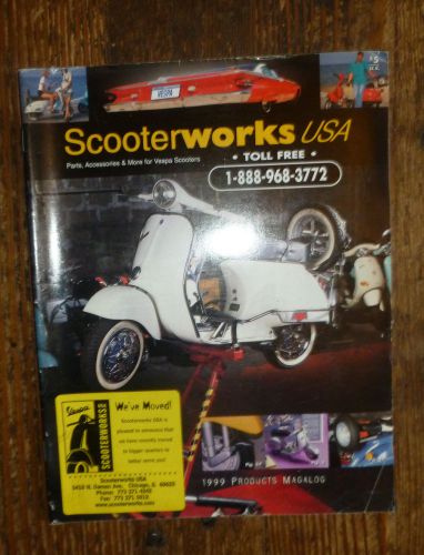 Vintage 1999 scooterworks usa products catalog vespa scooter gear