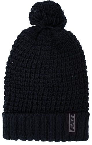 Fxr cozy womens beanie hat black os