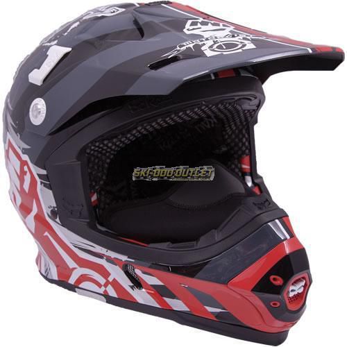 2017 motorfirst magento helmet-red/white