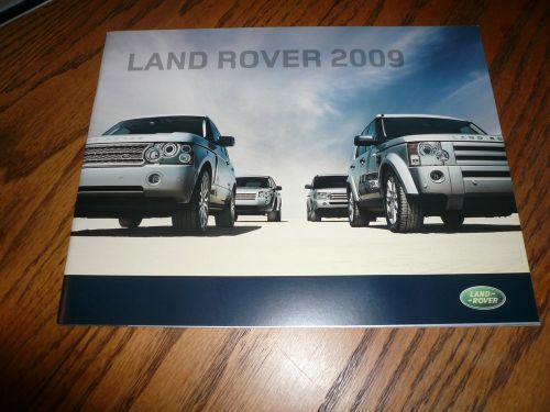 2009 land rover sales brochure