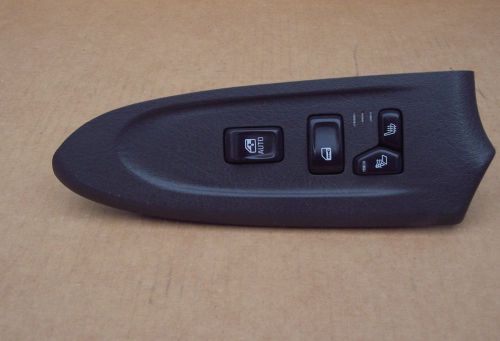 02 04 chevy trailblazer envoy passenger window switch w/ heated seats + bezel 03