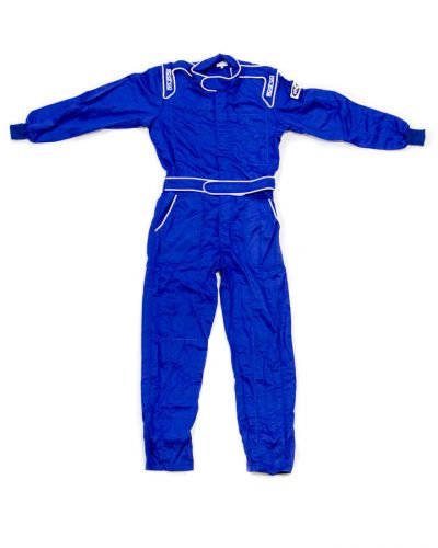 Sparco blue medium one 1 piece driving suit p/n 001052az2m