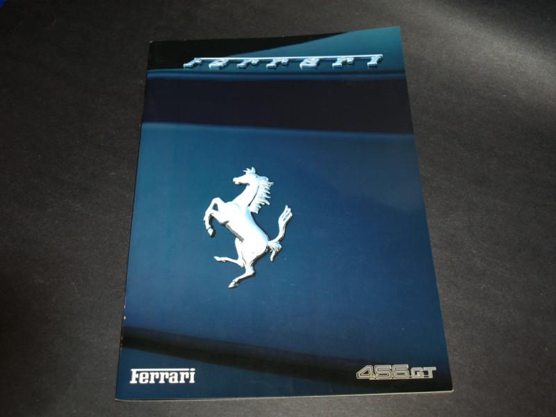 Ferrari 456gt  sales brochure