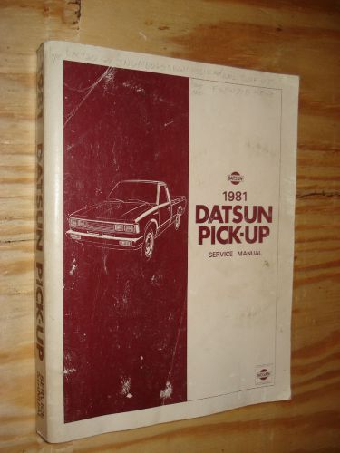 1981 datsun truck service manual shop book original repair book wow