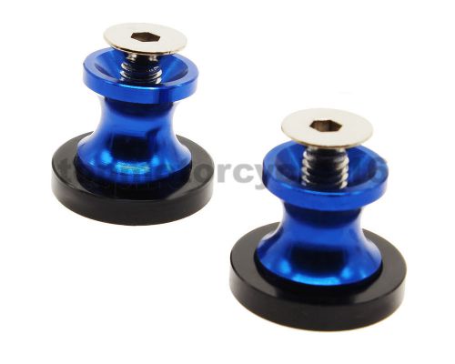 For honda cbr600f4i 2001-2007 cbr900rr 92-99 8mm cnc swingarm spools blue hot