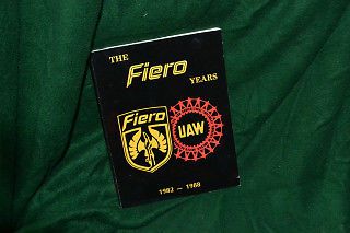 Pontiac fiero plant memorial book &#034;the fiero years&#034;