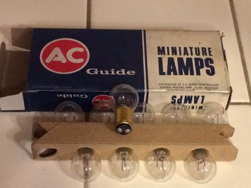 Box vintage ac guide g94 tail light lamp nos nib 12v bulbs car old chevrolet gm