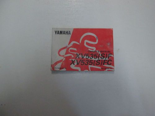 1994 yamaha xv535 (s)f xv535(s)fc owners manual water damaged factory oem