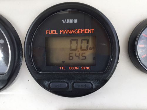 Yamaha digital fuel management gauge 6y58350f0000 for outboard engine