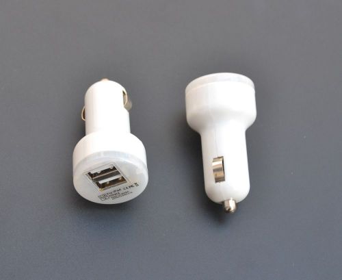 2x car cigarette lighter dual usb charger 2.1a 1a output for ipad iphone 5090